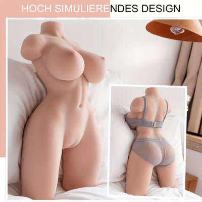 1pc of 8.14kg/17.94 pound life and real vagina, male doll. Soft breasts and strong sexy hearts can enjoy two texture channels. Sex doll, male doll