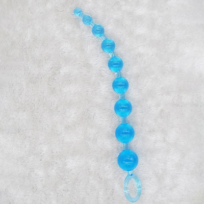 New Soft Rubber Anal Plug Beads Long Orgasm Vagina Clit Pull Ring Ball Butt Toys Stimulator Sex Toys For Adults Women Random 1pc