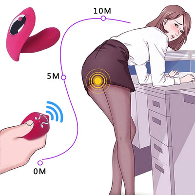 Wearable Dildo Remote Control Vibrators for Women G-spot Clitoris Stimulator Vaginal Massager Vibrating Egg Sex Toys for Women