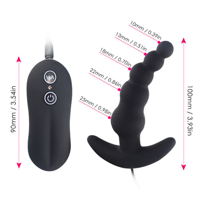 Speed Anal Beads Anal Vibrator Butt Plug Clitoris Stimulator Female Masturbation Male Prostate Massager Sex Toy for Adult