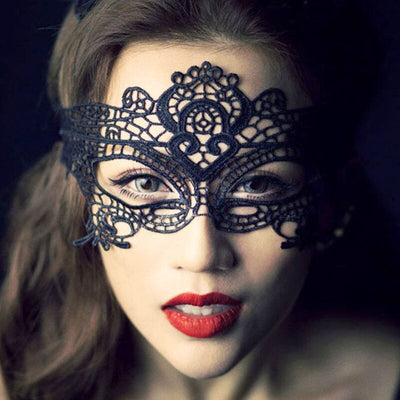 style Sexy Mask Blinder Blindfold Erotic Fetish Bdsm Slave Restraint Adult Game Sex Toy Product for Women Lady Black Lace Mask