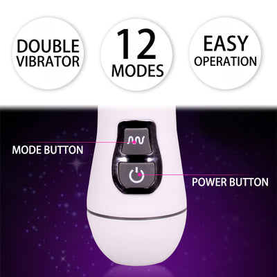 10 Modes Vagina G Spot Dildo Double Vibrator Sex Toys for Woman Adults Erotic Intimate Goods  Shop Vibrators for Women