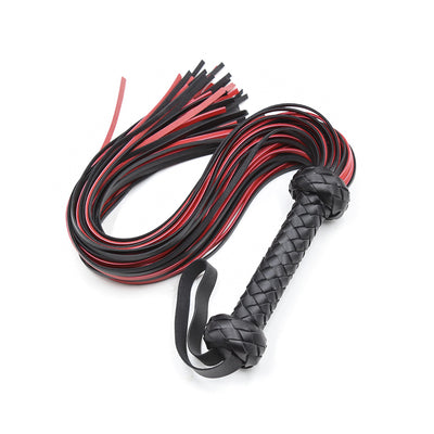 Factory Direct Alternative Adult Sex Toys Spanking Braided Handle Loose Whip Queen Tuned Leather Whip