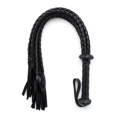Factory Direct Adult Sex Toys Men and Women Sex Equipment Training Leather Braided Whip 8 Shares Multiple Whip