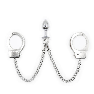 Handcuffs Anal Sella Beads Chrysanthemum Sm Male and Female Slaves Sexual Tools Small Trumpet Backyard Training Couple Passion