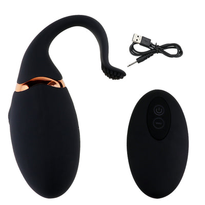 Leya Wireless Tadpole Small Whale Remote Control Fish Tail Jumping Egg Couple Fun Shrinkage Yin Ball Adult USB Charging Generation