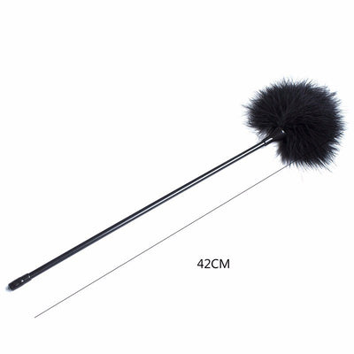 42cm Flirt Clit Tickler Whip Bird Feather Flogger Sex Toy Products Bondage Slave Erotic BDSM SM for Couples Women Adult Games