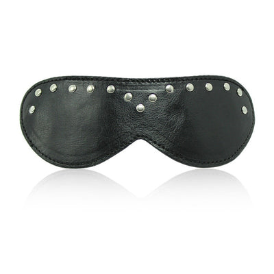 Adults Blindfold Sex Toys Eye Mask Fetish Leather Rivets BDSM Bondage Restraint Torture Mask for Slave Sex Toys for Women Men