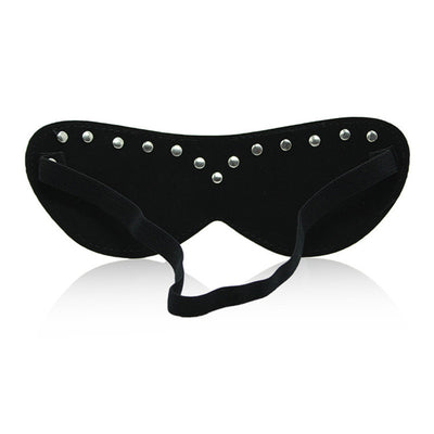 Adults Blindfold Sex Toys Eye Mask Fetish Leather Rivets BDSM Bondage Restraint Torture Mask for Slave Sex Toys for Women Men