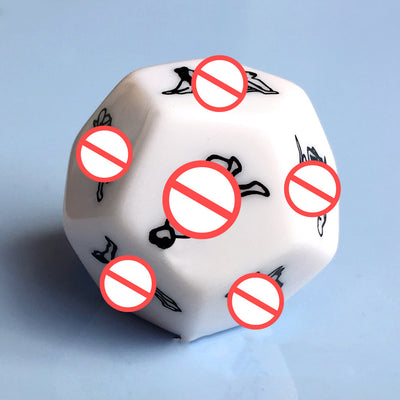 Adults Games 12 Sides Love Posture Sex Couple Dice BDSM Erotic Crap Love Posture Sex Cubes Dice Toy for Couples Lovers Adults