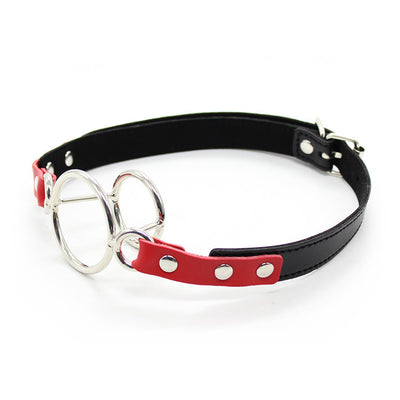 BDSM Breathable Due O-Ring Ball Gags Mouth Gag Fetish Ball for Women Men Leather Oral Fixation Flirting Cosplay Role Sex Toys