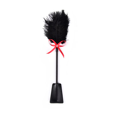 Bdsm Feather Tickled Whip bondage erotic punish Fetish Leather Spanking Paddle play Flogger sex toys for lover riding crop pony