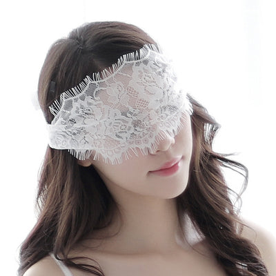 Black Sexy Mask Blinder Blindfold Erotic Fetish Bdsm Slave Restraint Adult Game Sex Toy Product For Women Lady Lace Mask Cutout