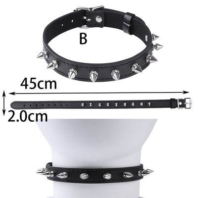 Bondage Sex Necklace SM Toys Punk Style Neck Ring Bdsm Collar Sex Toys For Women Bondage Necklace for Toys Sex Games Couple