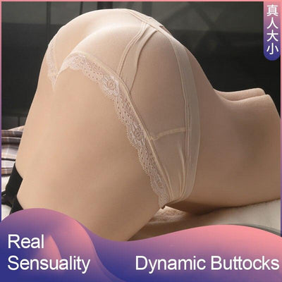 DRAIMIOR Big Soft Sexy Hip 5D Vagina Realistic Pussy Ass Anal Sex Doll Erotic Male Passion Cup Masturbator Sex Toys for Men