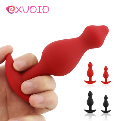 EXVOID Dildo Anal Beads Adult Products Anal Plug Silicone Penis Vagina G-spot Massage Sex Toys for Women Men Sex Shop