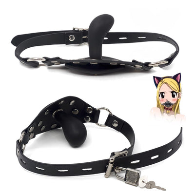 EXVOID Oral Dildo Plug Open Mouth Gag Inflatable Penis Gag Slave Restraints Fetish BDSM Bondage Adult Sex Toys For Couples