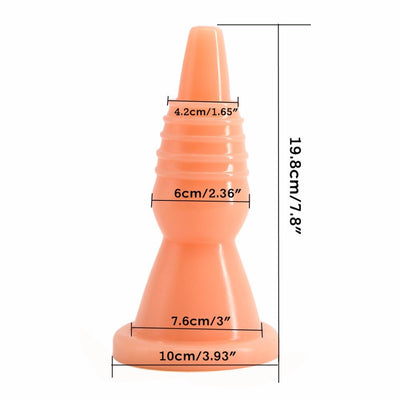 Big Anal Plug Screw Thread Head Large Dildo Triangle Butt Plug Anal Sex Toys Adult Product Sex Shop Erotic Masturbation