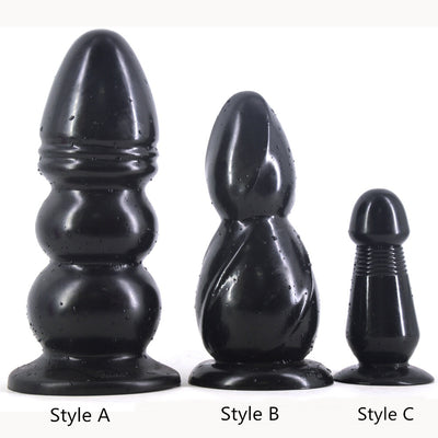 FAAK Big Anal Plug Black Dildo Huge Giant Butt Plug Sex Toys Erotic Products Couples Masturbate Flirt Toy Fake Penis Sex Shop
