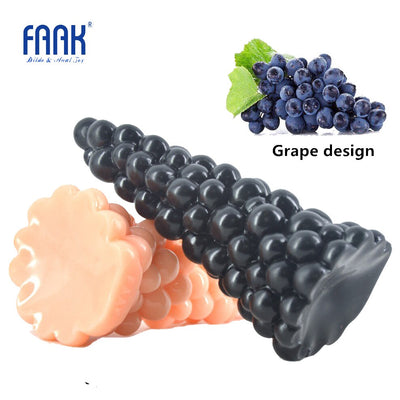 Big Anal Plug Like Xmas Tree Grape Design Beads Anal Sex Toys Big Anal Dildo Black Dildo Stuffed Stopper Anus Massage