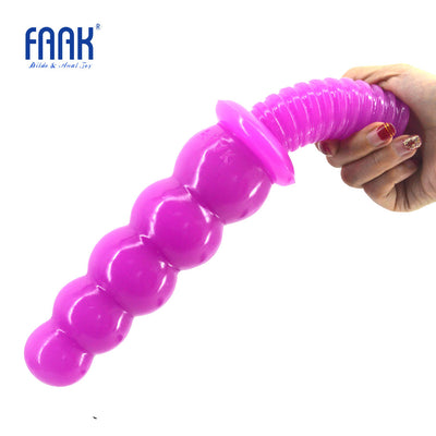 Big Anal Plug with Handle Screw Beads Butt Plug Anus Massage Balls Anal Sex Toys Adult Game Leasbian Masturbate Flirting