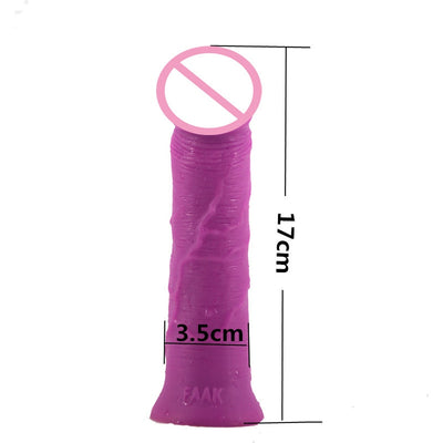 Cheap Dildo 3 Colors Realistic Dildo Fake Penis Butt Plug Anus Vagina Masturbation Sex Toy for Women Couples Flirtproducts