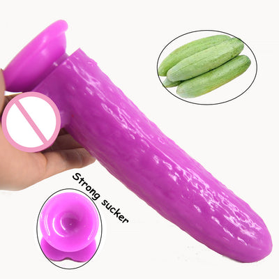 Cucumber Dildo Suction Cup Anal Dildo Sex Toys for Women Artificial Penis Pussy Masturbation Anus Stopper Erotic Sex Shop