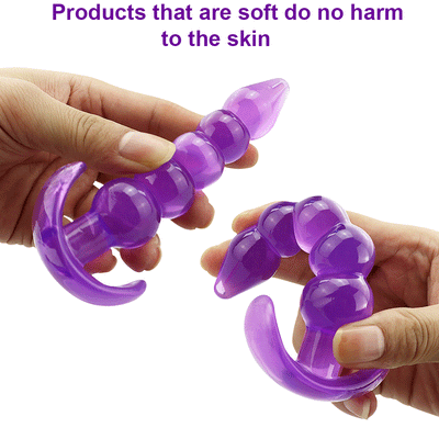FanaLa Crystal Butt Plugs Beads Anal Sex Toys for Women Silicone Anal Plug Couple Male Gay Masturbator Vaginal Stimulation Balls