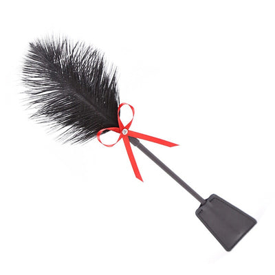 Fancy Dress Spanking Paddle Whip Feather Tickler Kinky Naughty Bondage Flogger Erotic Fetish Flirting BDSM Sex Toys for Couples