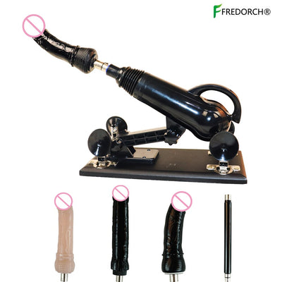 Fredorch New Update Sex Machine with Dildo Attachments,automatic Love Machine Sex Toys Vibrators for Man and Women Strong Motor