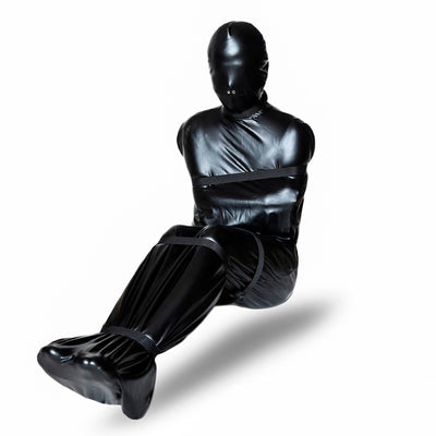 Full Body BDSM Bondage Bag Patent Leather Bundle Adult Games Belt Sex Toys For Couples Fetish Bondage Restraints Sex Products