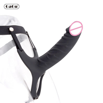 GaGu Sex Toys Hollow Dildo with Harness Strapon Penis Anal Plug for Couple Chastity Belt Strap on Dildo for Man Lesbian Woman