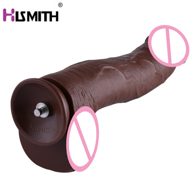 HISMITH KlicLok Huge PVC Dildo Sex Machine Accessories Length 31cm Diameter 7cm Dildo Machine Safety Realistic Master Dildo