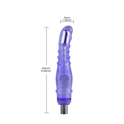 HISMITH New Vibrating Attachment for Automatic Sex Machine 23cm Length 3.5cm Width Vagina Stimulate Vibrator Sex Toys