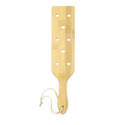 Heart Cut-out Wooden Paddle Bamboo Spanking Paddle,BDSM Whip Flogger,Adult Sex Toys For Couple