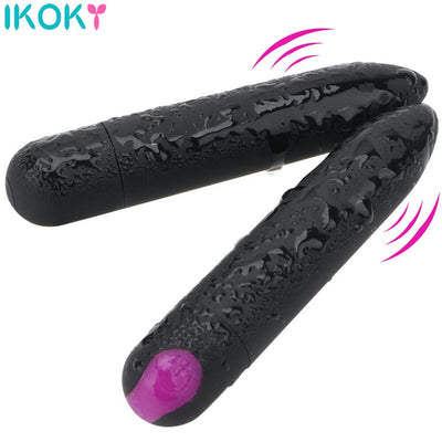 IKOKY Vaginal Massager 10 Frequency Strong Vibration Clitoris Stimulator Dildo Bullet Vibrators Sex Toys for Women USB Charge