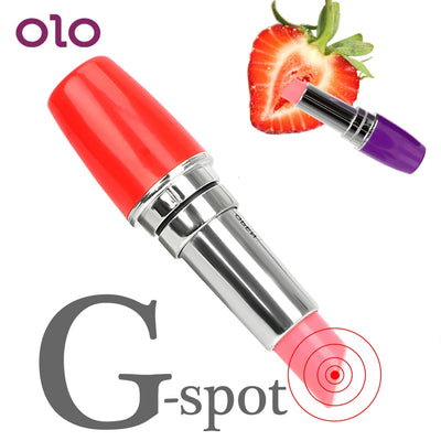 OLO Lipsticks Vibrator Mini Secret Bullet Vibrator Clitoris Stimulator G-spot Massage Sex Toys for Woman Masturbator Quiet