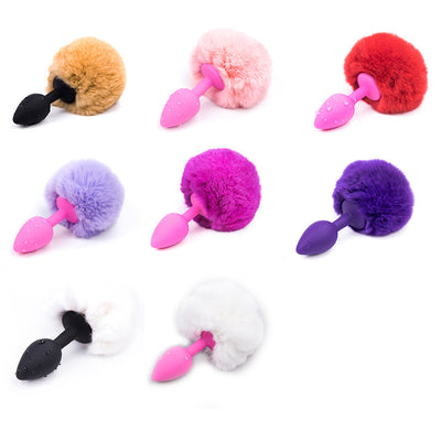 Rabbit Girl Silicone Plush Anal Butt Tail Plug Tail Bdsm Sex Adult Games Fetish Erotic Toys for Couples Woman Giochi Erotici