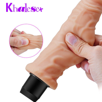 Realistic Big Dildo Vibrator Artificial Big Penis Dildos for Women Erotic Adults Sex Toys Massager Soft Female Masturbator