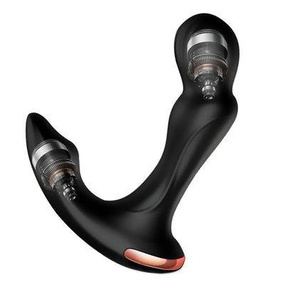 Sex Toys For Men Prostate Massager Vibrator Butt Plug Anal Tail Rotating Wireless Remote USB Charging Adult Products For Man