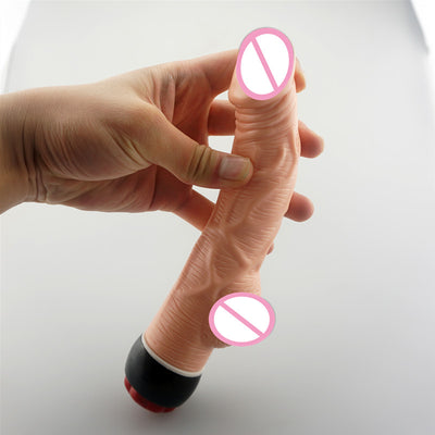 Sex Toys for Woman Vagina Masturbator Flesh Faked Dildos Multi-speed Vibrating Penis Clitoris G-spot Massage Vibrator Magic Wand