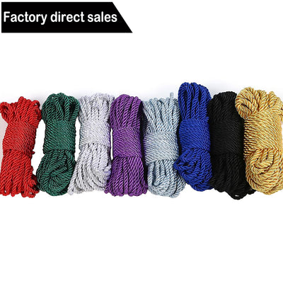 Soft Cotton Rope BDSM Bondage Silk Rope Restraints,5M 10 M Rope Cord Binding Binder Restraint,Sex bondage Adult Sex Toys