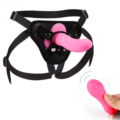 Strap on Realistic Dildo Pants for Women Couples Strapon Dildo Panties for Lesbian Female Adult Sex Toy Remote Dildo Vibrator