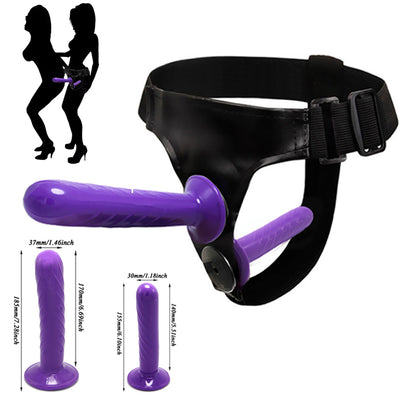 Strapon Double Dildos Lesbian Sex Toys for Couple Vibrator Ultra Elastic Harness Strap on Dildo for Women Panties Sex Products