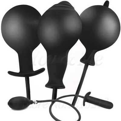 Super Large Inflatable Huge Big Anal Plug Max 12cm Dildo Pump Anal Dilator Expandable Butt Plug Anal Balls Sex Toys