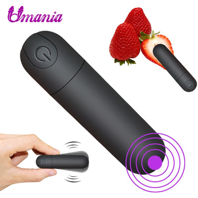 USB Rechargeable Mini Bullet Vibrator 10 Speed Waterproof G-spot Clitoris Stimulator Anal Dildo Vibrator Adult Sex Toy for Woman