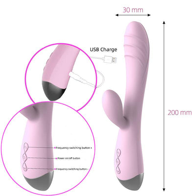 Women's Vibrators Dildo Sex Toys Adults Vibradores Double Vibrating Stimulator Clitoral Massager Female Masturbator Vibradors