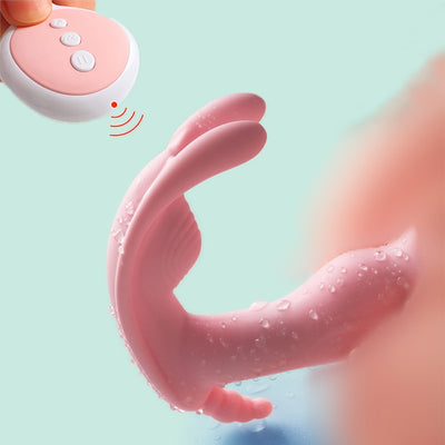 Wearable Butterfly Dildo Vibrator Adult Sex Toys for Women G Spot  Clitoris Stimulator  Wireless Remote Control Vibrator Panties