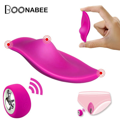Wearable Vibrator Wireless Remote Control Clitoris Stimulator Invisible Panty Vibrator Portable Vibrating Egg Sex Toys for Women