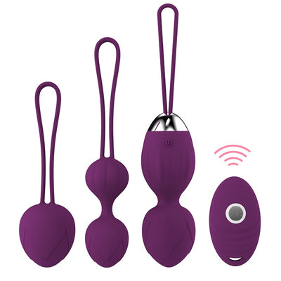 Wireless Remote Vibrating Eggs Ben Wa Balls Vaginal Pussy Tighten Exercise Vibrator Kegel Ball Adult Sex Toys for Women
